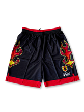 1998年日本代表GKショーツ 正面 炎グラフィック ASICS仕様