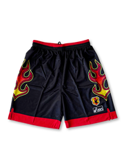 1998年日本代表GKショーツ 正面 炎グラフィック ASICS仕様