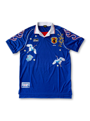 1998年 日本代表 ホームユニフォーム 手刺繍スペシャル 鶴と炎モチーフ