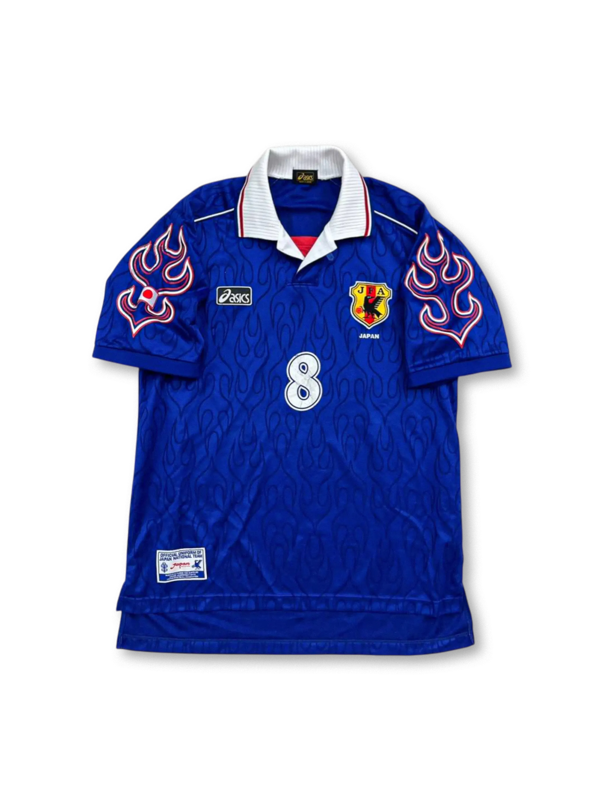 90s 中田英寿 サッカー 日本代表 ユニフォーム 98年 ゲームシャツ 1998年 日本代表 ホーム 中田英寿 8番-KICKO – Kicko
