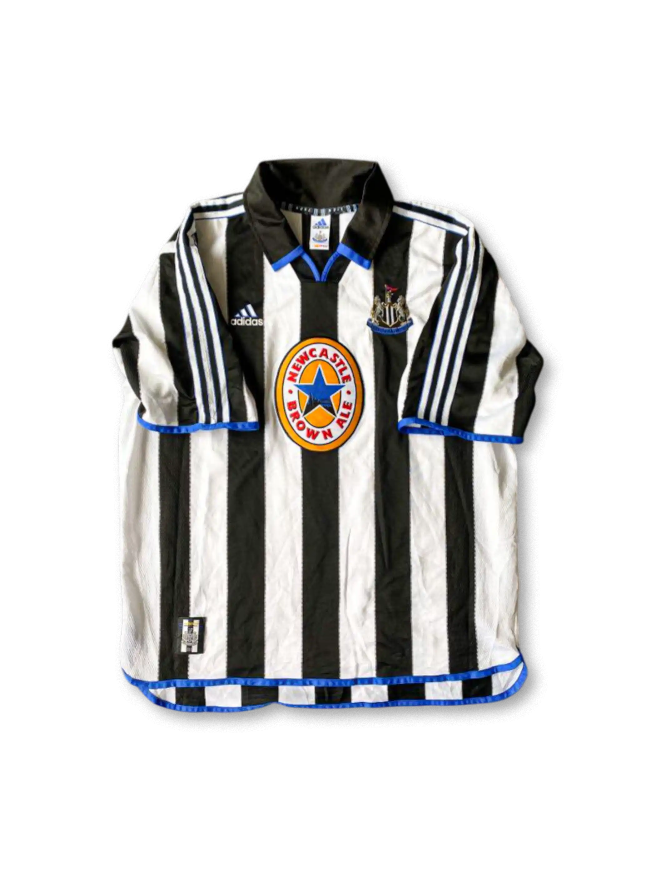 1999-2000年 ニューカッスル・ユナイテッド ホーム ジャージ シェアラー 9、ビンテージサッカージャージ