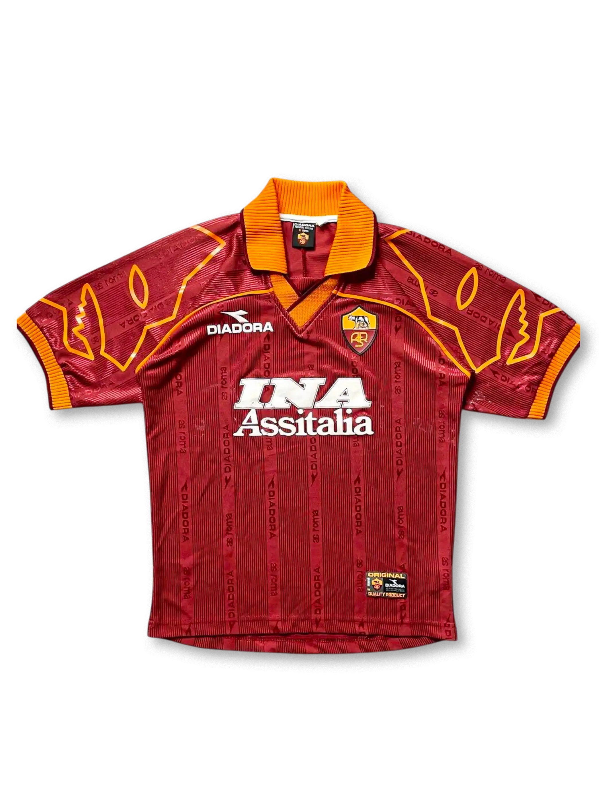1999-2000年 ローマ ホームユニフォーム 中田英寿 #8-KICKO – KICKO JAPAN