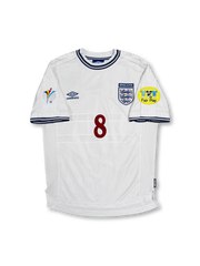 1999-2001年 イングランド代表 ホーム シュoles 8番