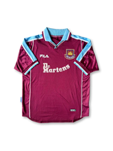 1999–2001 West Ham United home jersey Dr. Martens model, vintage football shirt