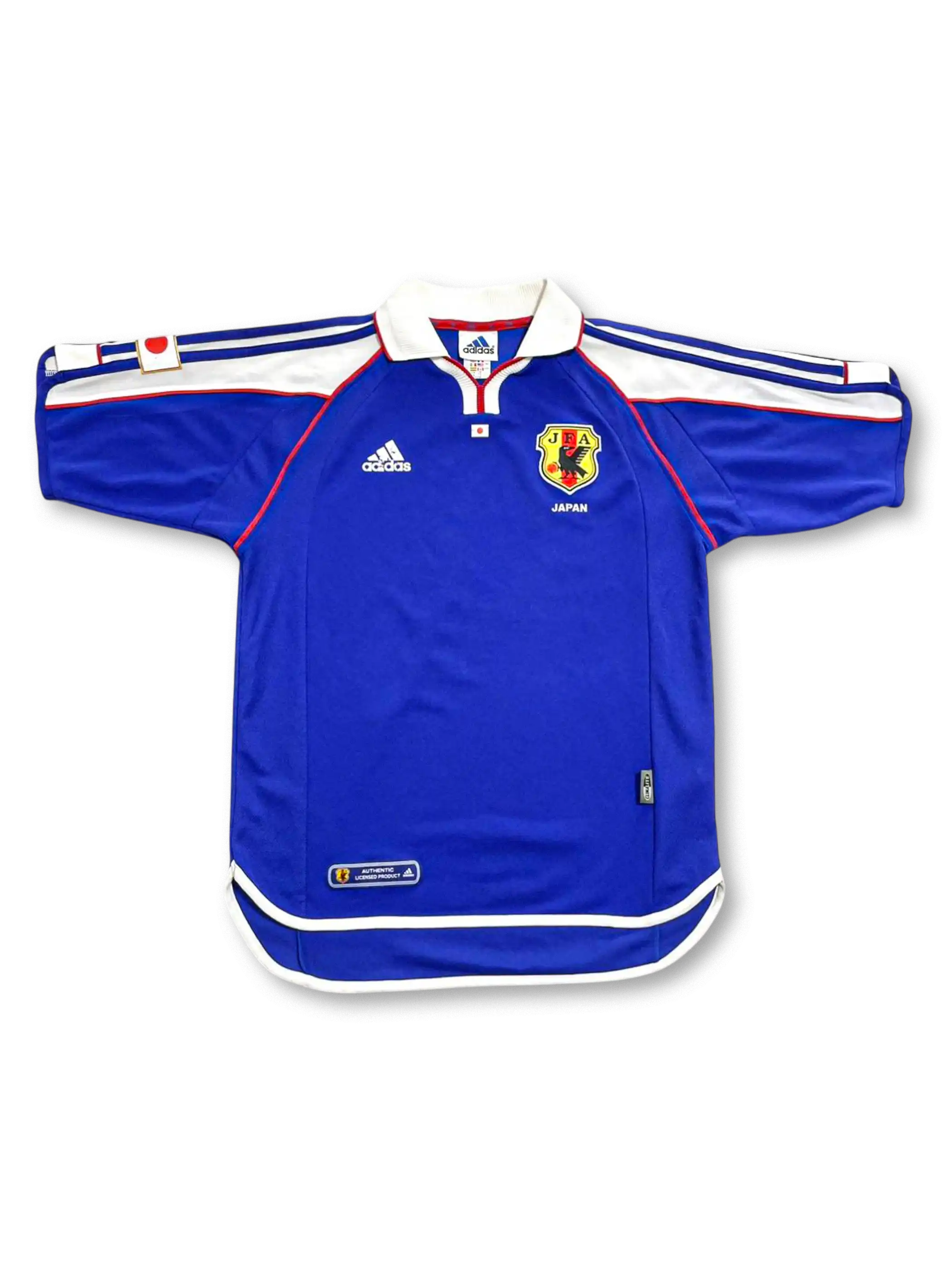 2000年日本代表ホームユニフォーム 白襟 前面