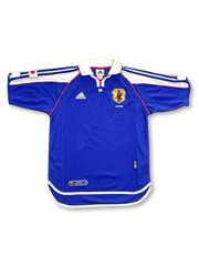 2000年日本代表ホームユニフォーム 白襟 前面