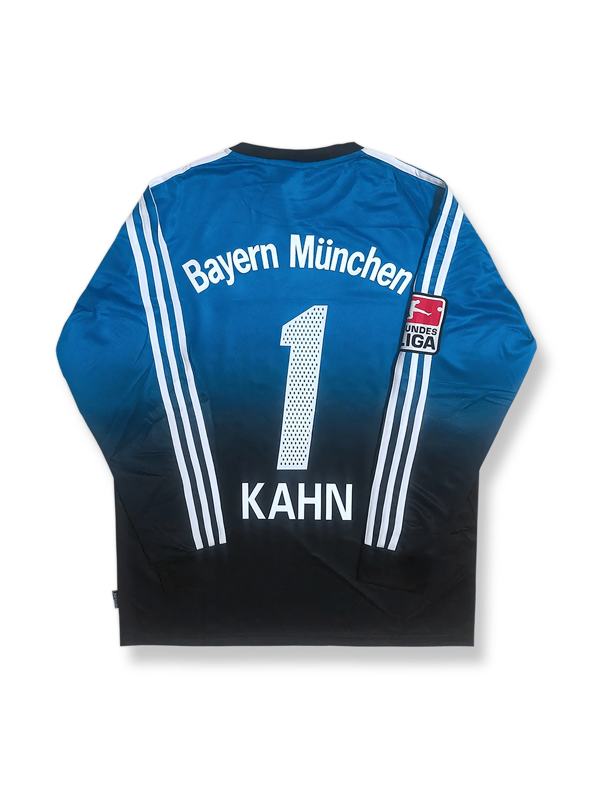 2002–03シーズン バイエルン・ミュンヘン ホームゴールキーパー ユニフォーム カーン 1番 クラシックグリーン&レッドトリムデザイン