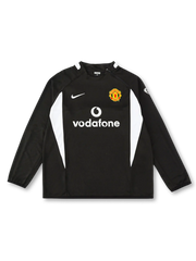 2002-2003年 マンチェスター・ユナイテッド ブラック トレーニングトップ 長袖