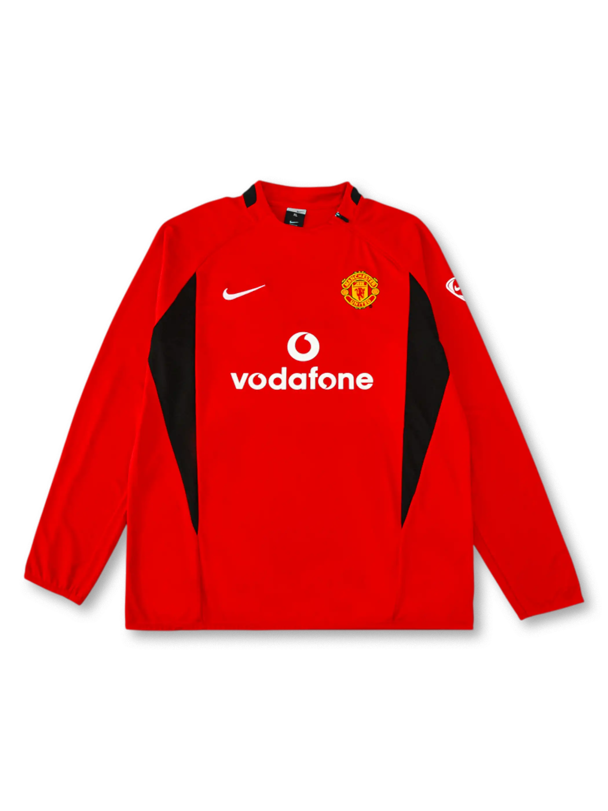 2002-03年 マンチェスター・ユナイテッド レッド トレーニングトップ 前面