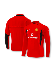 2002-2003年 マンチェスター・ユナイテッド レッド トレーニングトップ 長袖