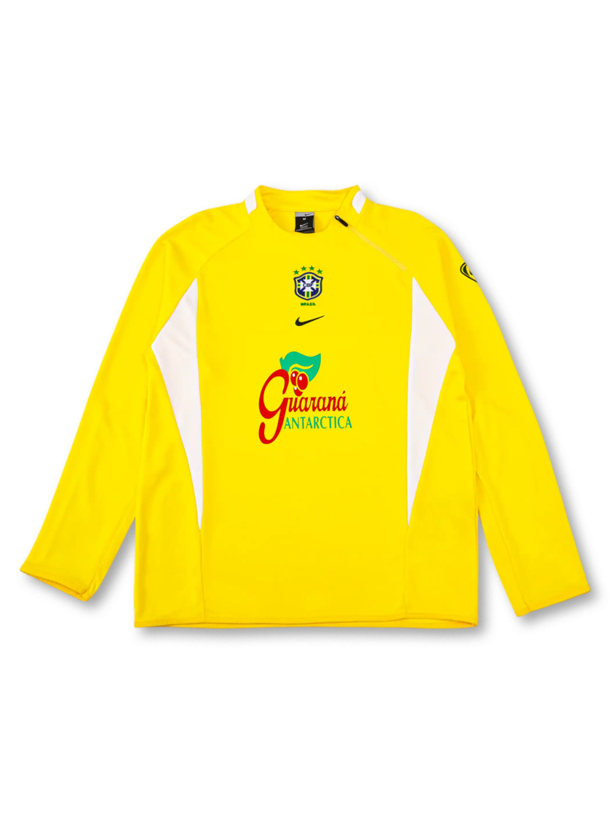 2002年 ブラジル代表 イエロートレーニングトップ 前面