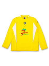 2002年 ブラジル代表 イエロートレーニングトップ 前面