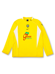 2002年 ブラジル代表 イエロートレーニングトップ 前面