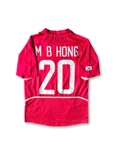 2002 Korea home jersey Hong 20, vintage football shirt