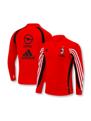 2003-2004年 ACミラン レッド トレーニングトップ 長袖