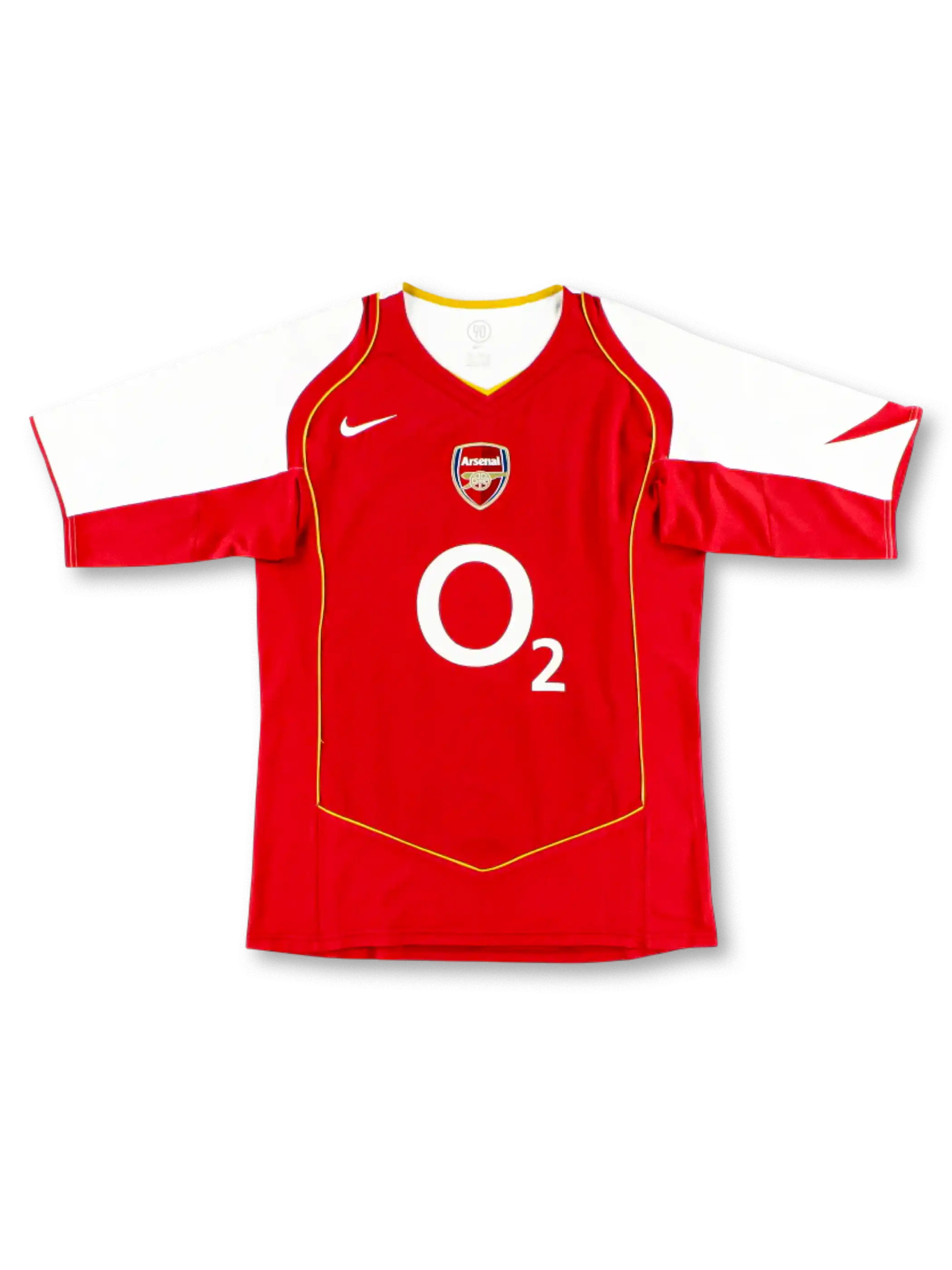 2004-05年アーセナル ホームユニフォーム L.Boys 正面デザイン