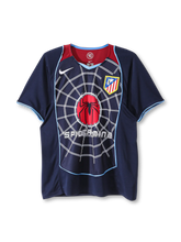 2004-05 アトレティコ・マドリード アウェイ ユニフォーム 正面デザイン スパイダーマンコラボ