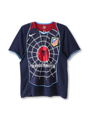 2004-05 アトレティコ・マドリード アウェイ ユニフォーム 正面デザイン スパイダーマンコラボ