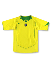 2004-06年 ブラジル代表 ホーム ユニフォーム、カナリアイエローのビンテージサッカージャージ