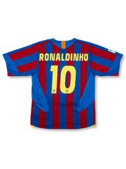 2005-06 FCバルセロナ ホーム ユニフォーム ロナウジーニョ #10