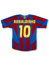 2005-06 FCバルセロナ ホームユニフォーム ロナウジーニョ #10