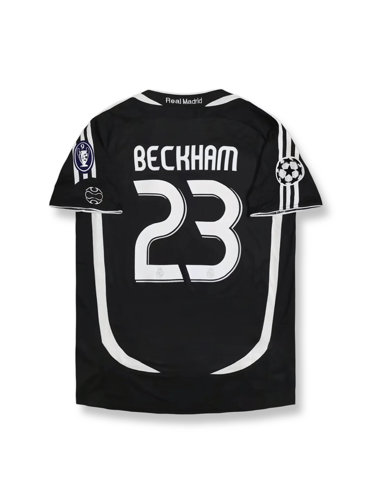 2006–07シーズン レアル・マドリード アウェイユニフォーム ベッカム 23番 “Becks23”ロゴ&シルバートリムデザイン