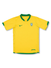 2006-08年 ブラジル代表 ホーム ユニフォーム、カナリアイエローのビンテージサッカージャージ