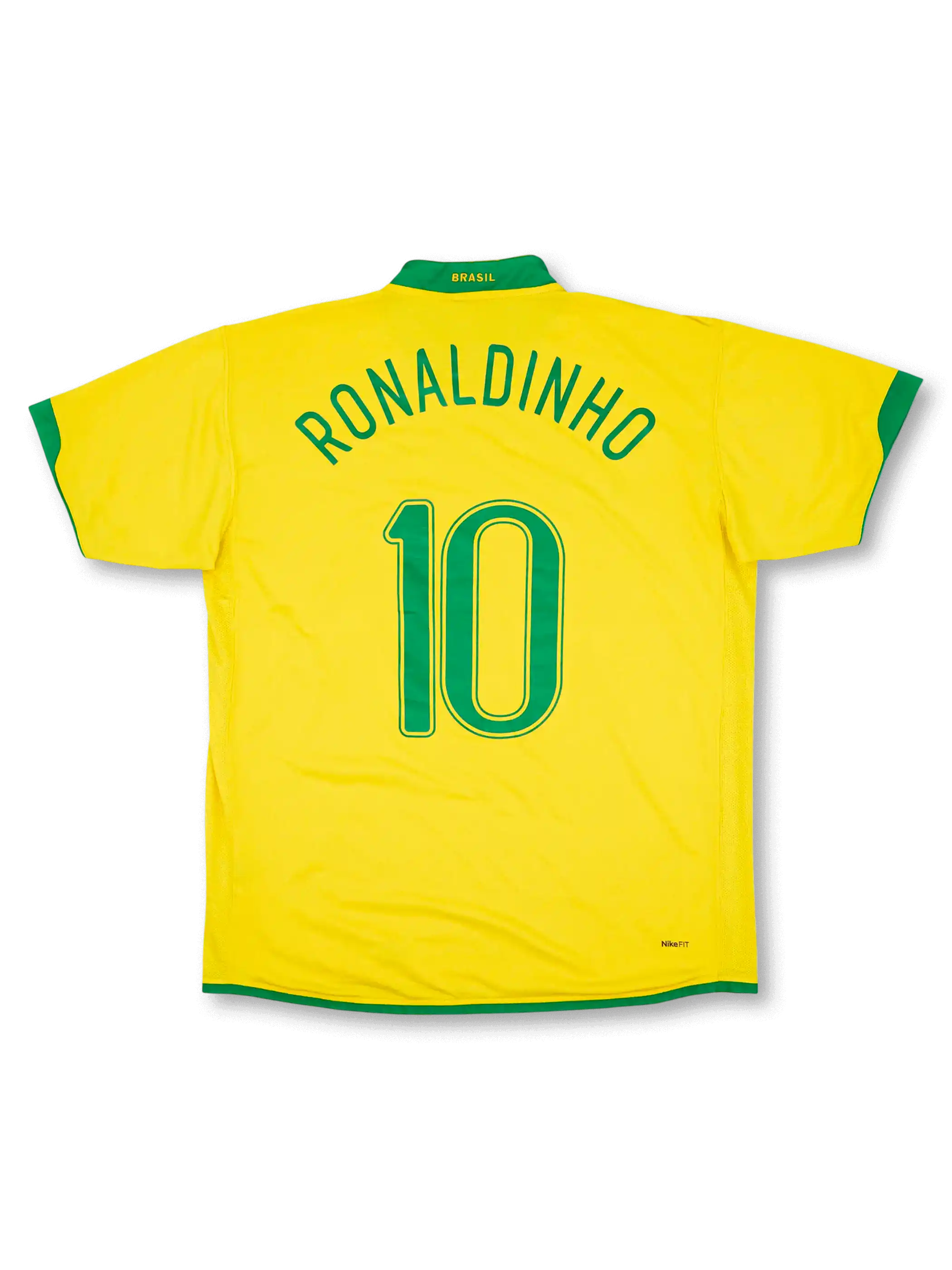 2006-08 ブラジル代表 ホームユニフォーム ロナウジーニョ #10-KICKO 2006-08 ブラジル代表 ホームユニフォーム ロナウジーニョ #10-KICKO