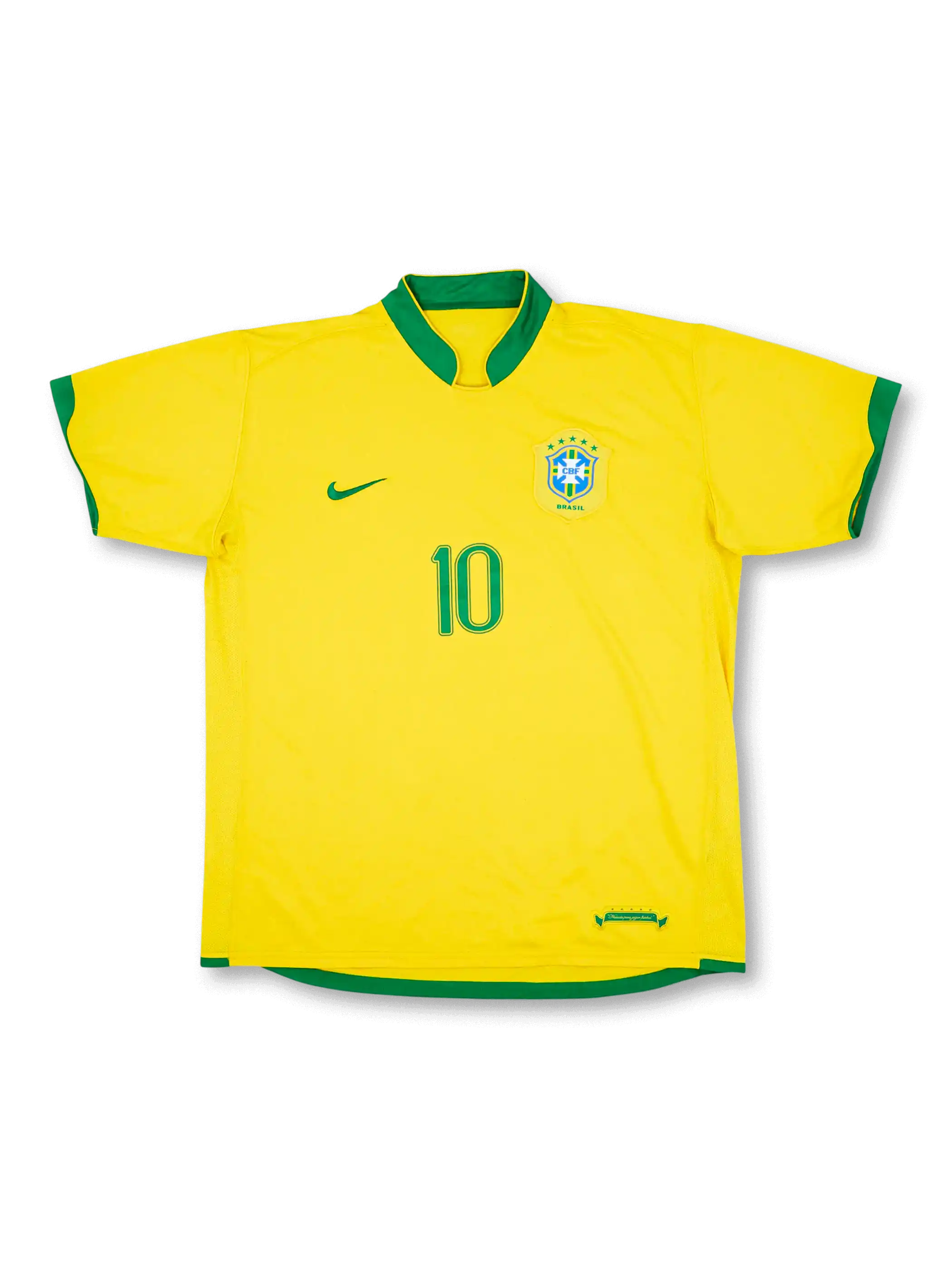 2006-08 ブラジル代表 ホームユニフォーム ロナウジーニョ #10-KICKO