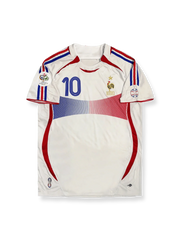 2006年ワールドカップフランス代表10番ジダン決勝版ユニフォーム正面図