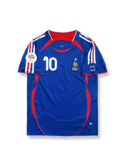 2006年ワールドカップフランス代表10番ジダンユニフォーム正面図