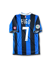2006 Inter home jersey Figo 7, vintage football shirt