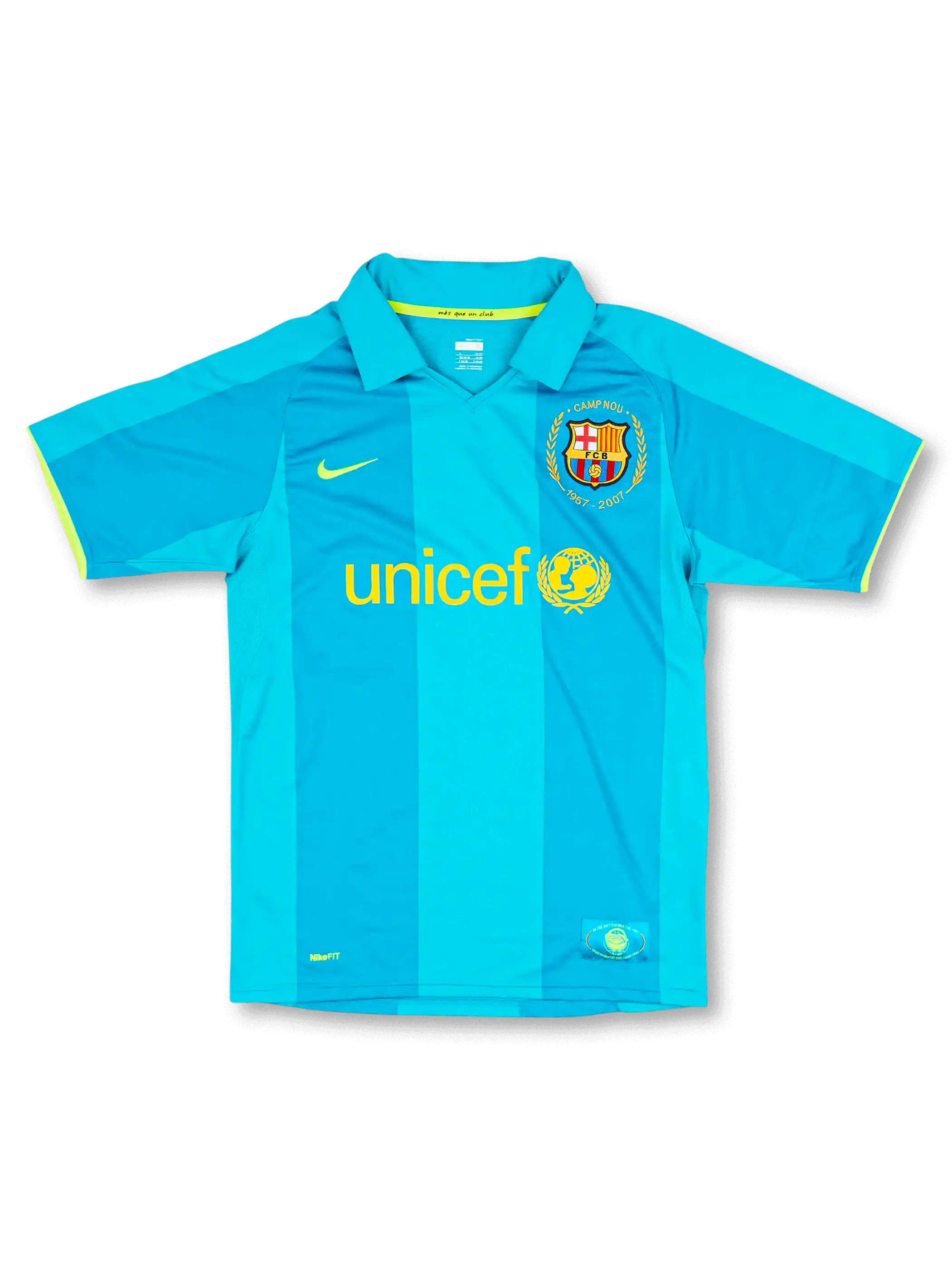 2007 バルセロナ ユニフォーム #10 ロナウジーニョ 2007-08 FCバルセロナ アウェイユニフォーム ロナウジーニョ #10
