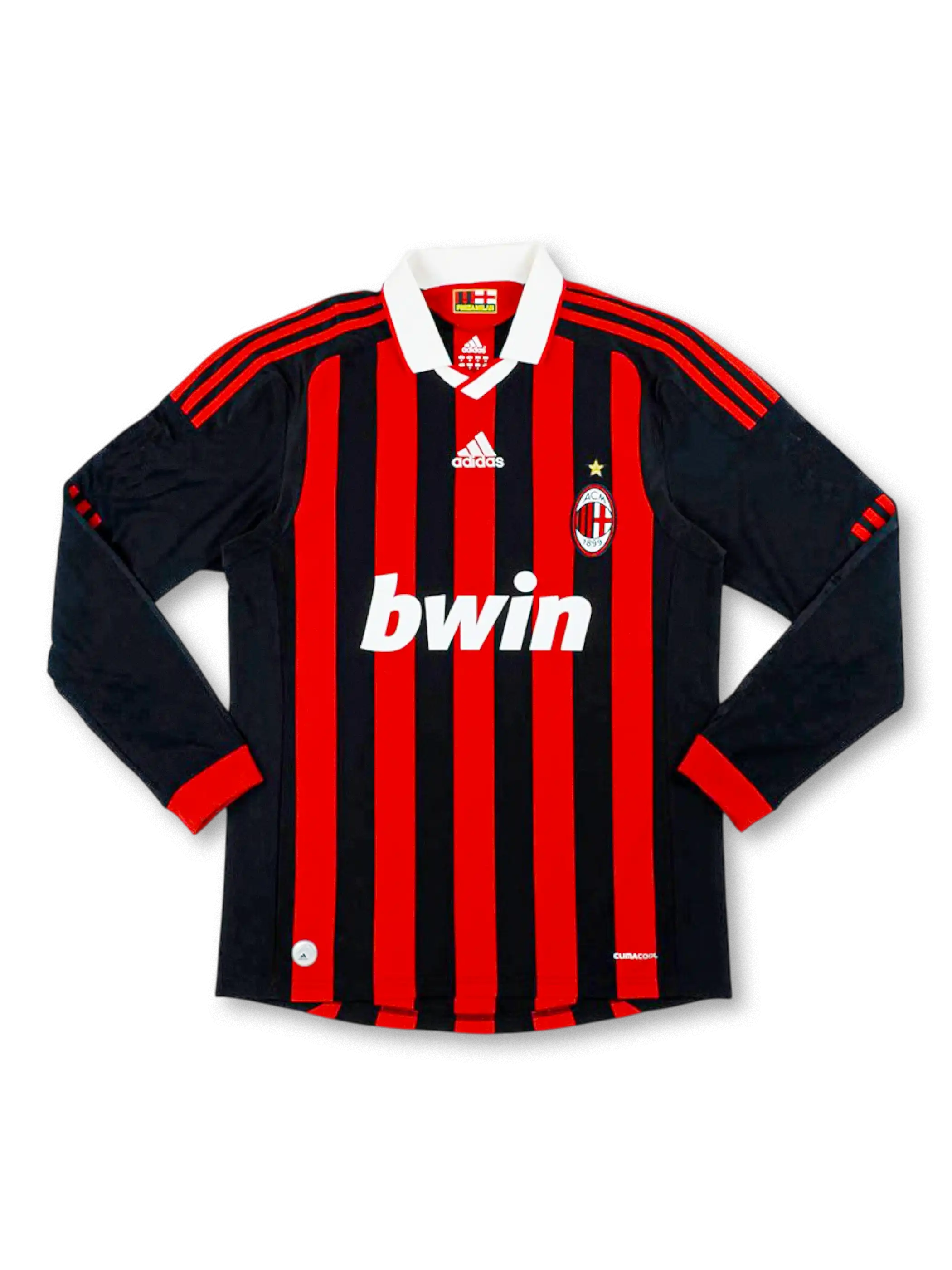 2009-10年ACミラン ホーム長袖ユニフォーム