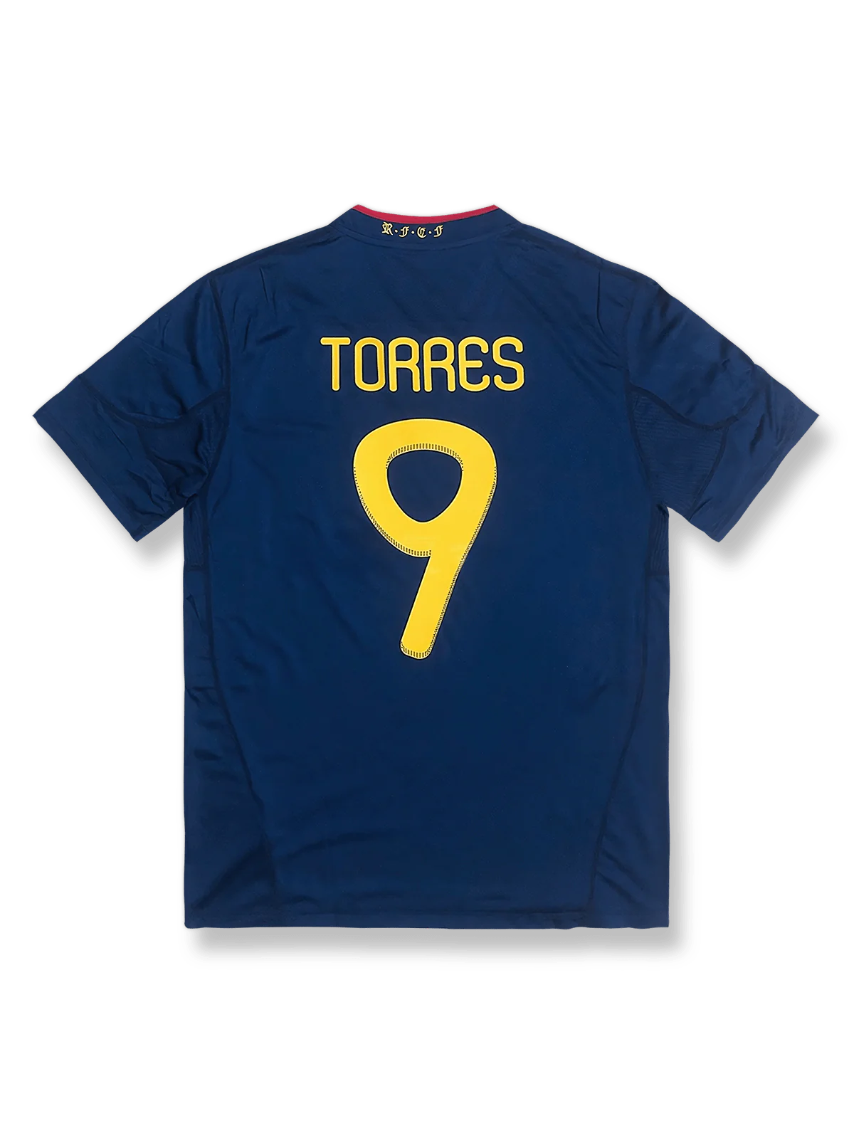 2010年ワールドカップスペイン代表9番トーレスアウェイユニフォーム正面図
