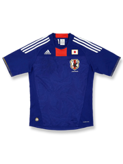 2010-12年日本代表ホームユニフォーム サムライブルー 白アクセント 日本サッカー協会エンブレム刺繍