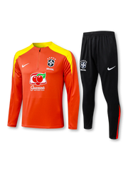 ブラジル代表 ハーフジップ トレーニングトップ 正面