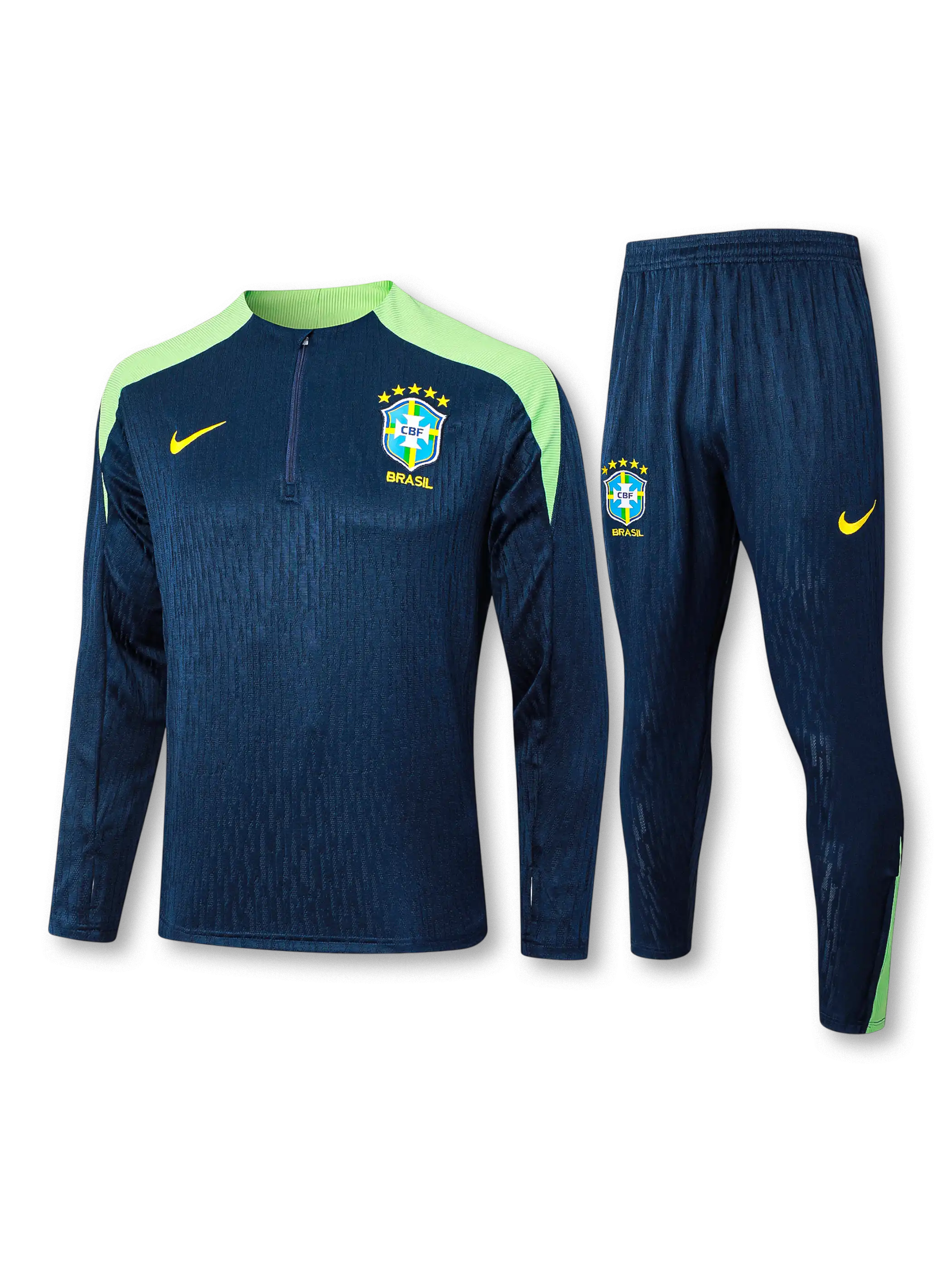 ブラジル代表 ハーフジップ トレーニングトップ 正面