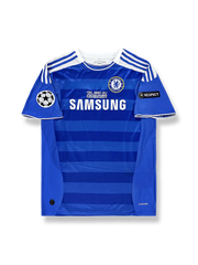 製品画像:2011/12シーズンのUEFAチャンピオンズリーグ決勝版チェルシーホームユニフォーム全体展示