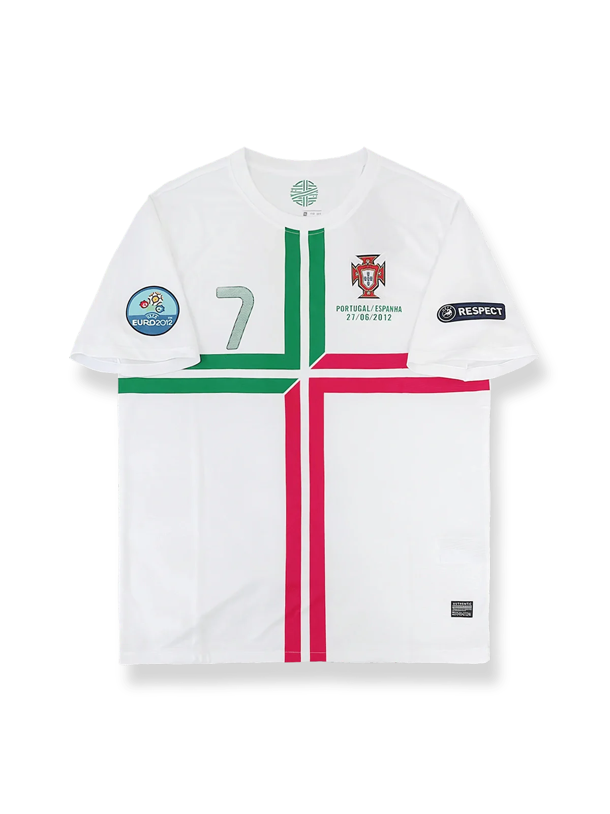 製品画像:2012年欧州選手権ポルトガルアウェイユニフォーム全体展示