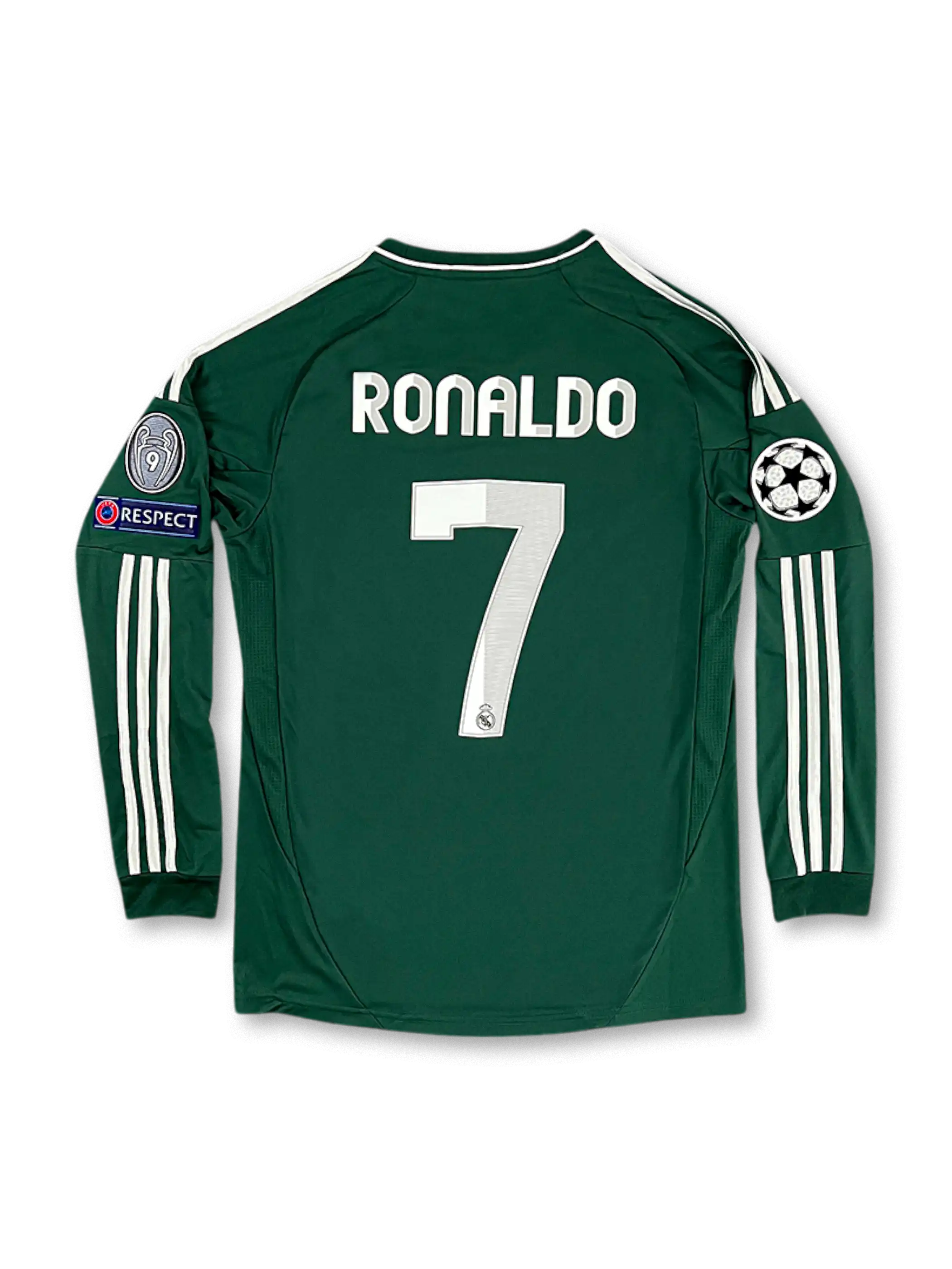2012-13シーズン レアル・マドリードセカンドアウェイユニフォーム、クリスティアーノ・ロナウドサイン入り7番、リーガ・エスパニョーラ公式試合用デザイン