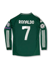 2012-13シーズン レアル・マドリードセカンドアウェイユニフォーム、クリスティアーノ・ロナウドサイン入り7番、リーガ・エスパニョーラ公式試合用デザイン