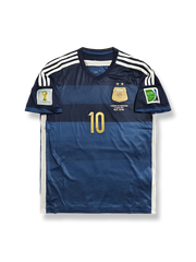 製品画像:2014年ワールドカップアルゼンチンアウェイ決勝版ユニフォーム 全体展示