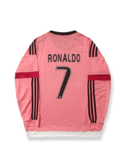 2015–16シーズン ユベントス ホームユニフォーム ロナウド 7番 クラシック白黒ストライプデザイン