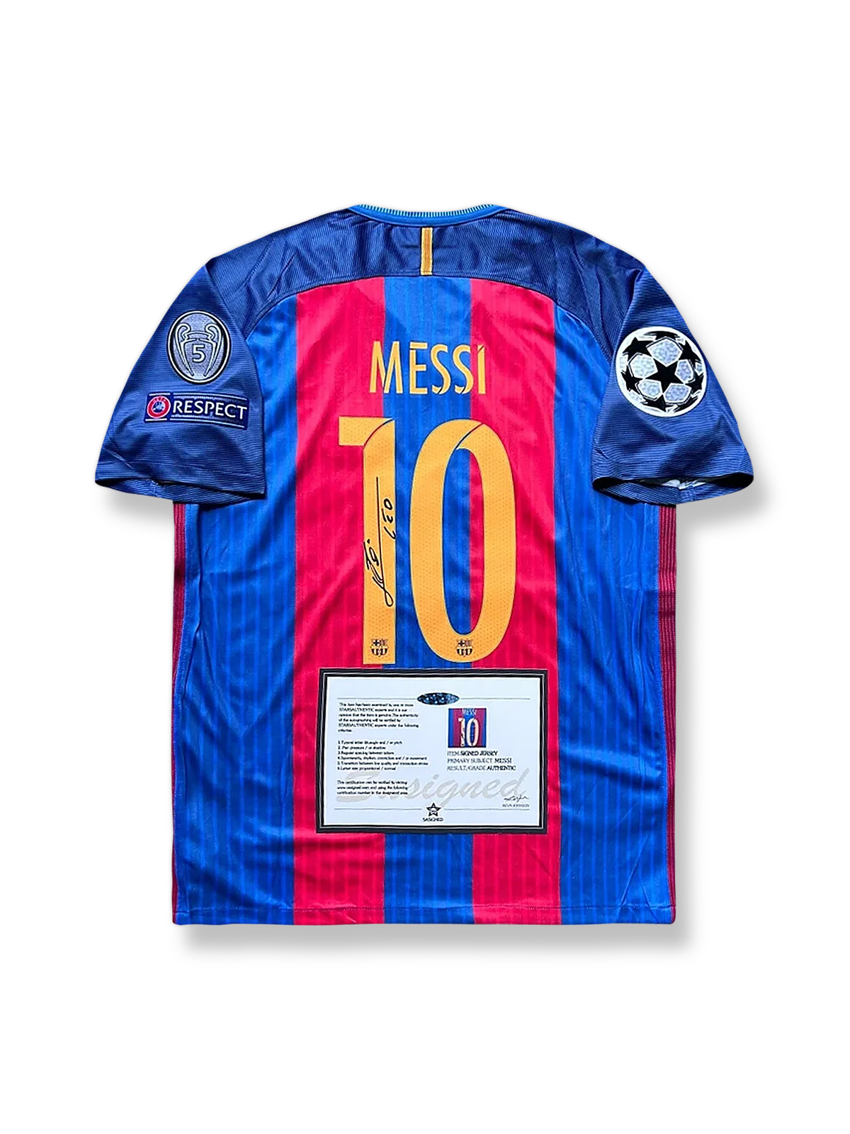 FCバルセロナ オフィシャルユニフォーム メッシ メッシ サインプリント 16/17 バルセロナ ホーム-KICKO – Kicko