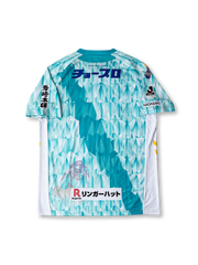2017年V・ファーレン長崎 ホームユニフォーム 正面、折り鶴グラフィックとJapanetロゴ入り