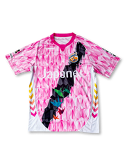 2017年V・ファーレン長崎 ピース記念ユニフォーム 正面、折り鶴と長崎地形デザイン