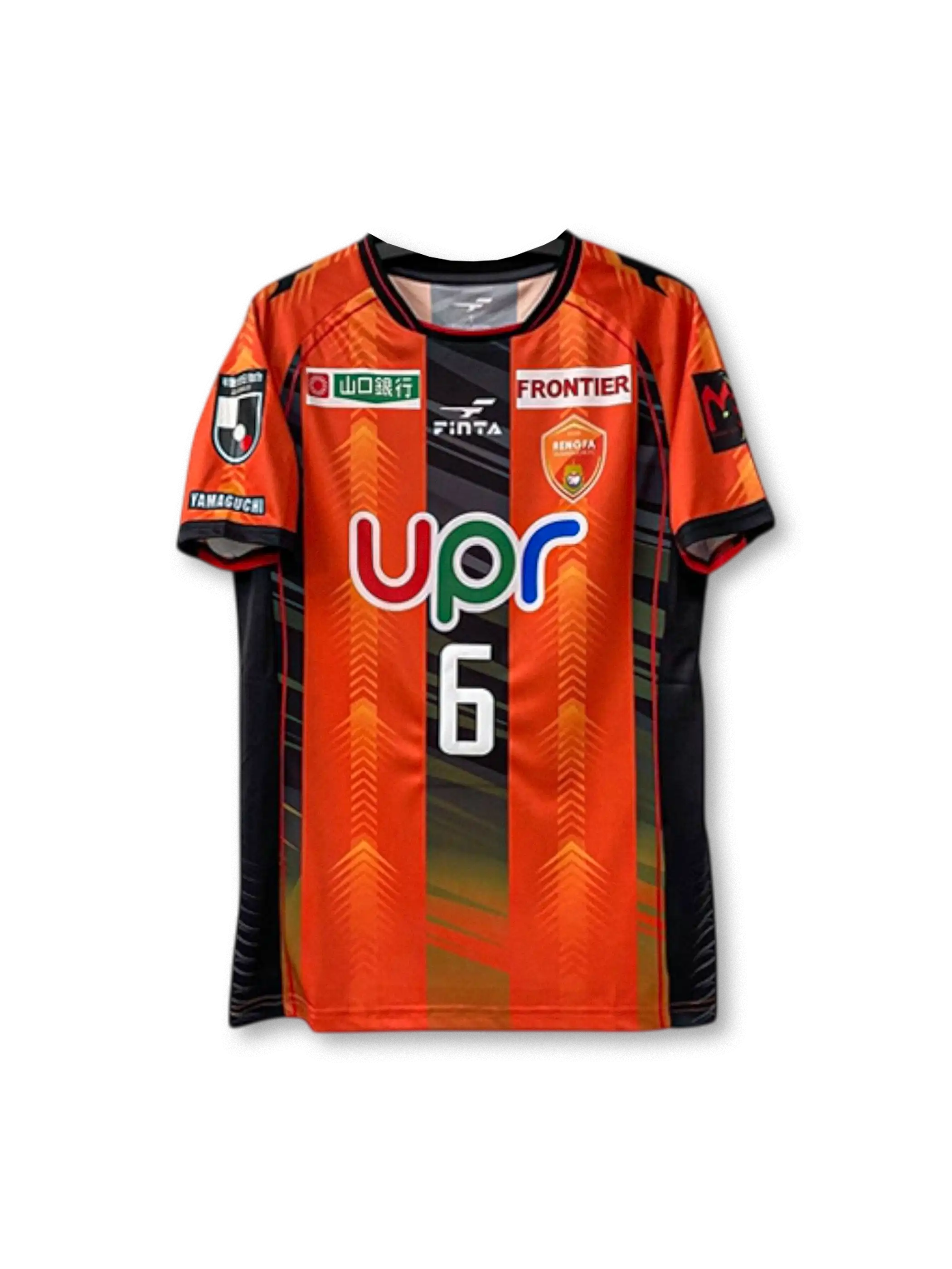 2020 レノファ山口 ホーム ユニフォーム J2リーグ オレンジ uprスポンサー