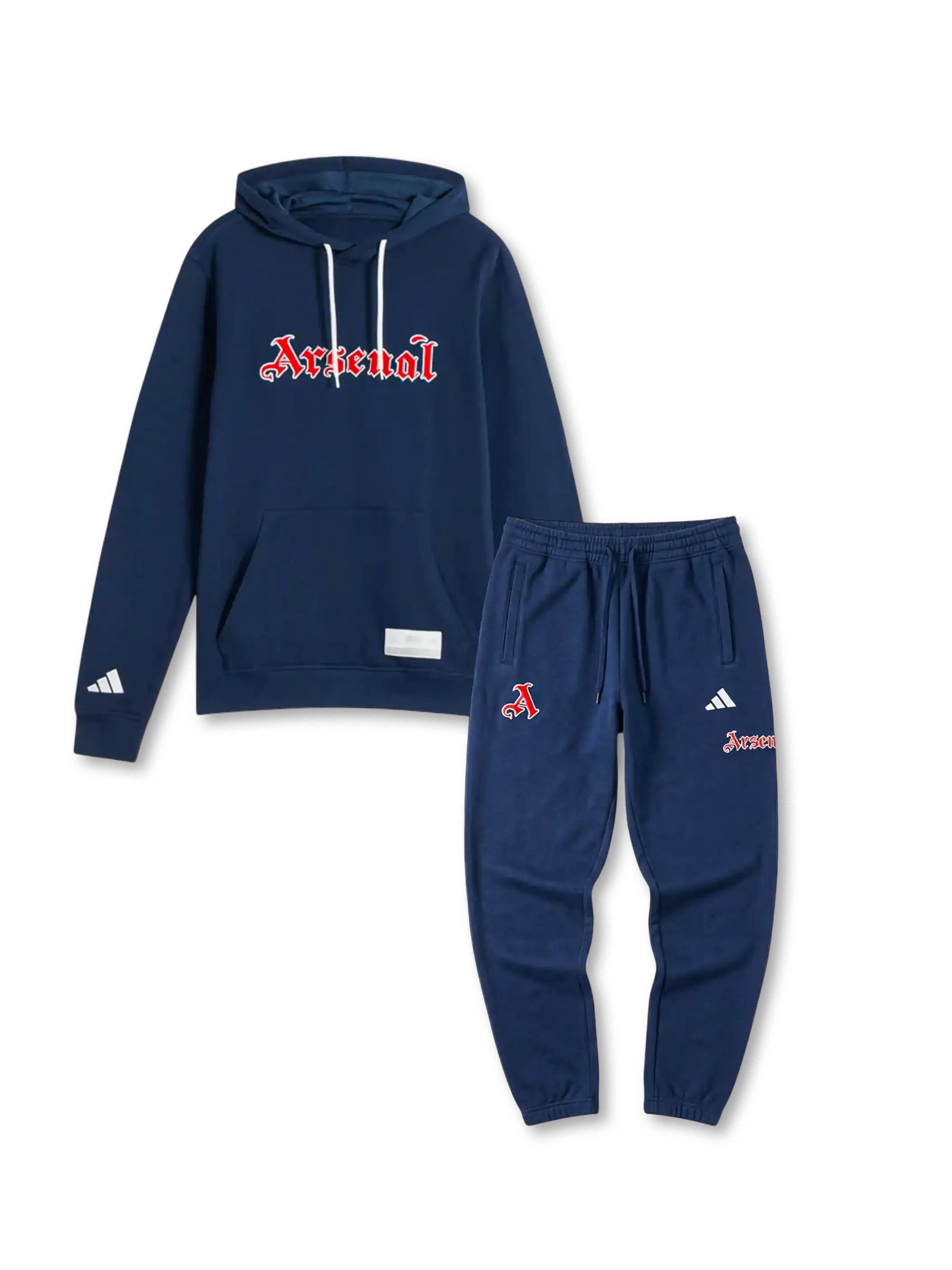 アーセナル ゴシックロゴ フーディー セットアップ 正面