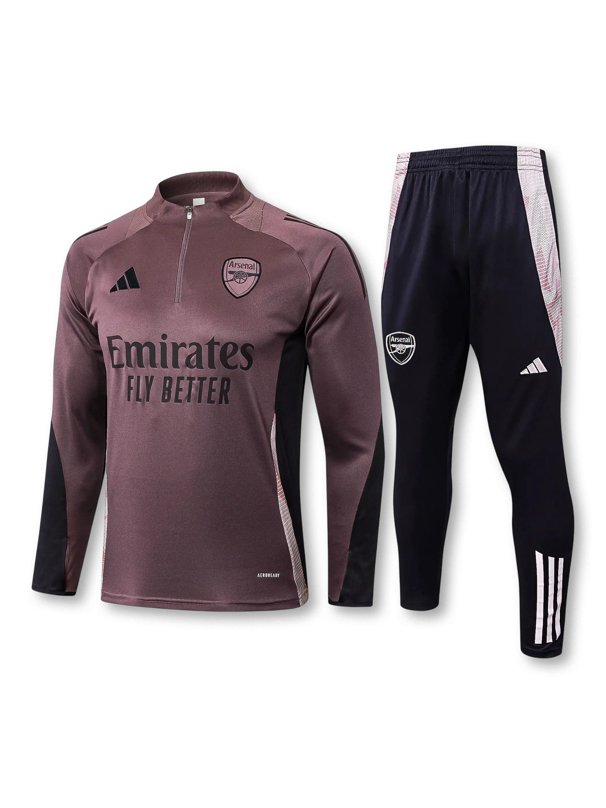 アーセナル ハーフジップ トレーニング セットアップ 正面